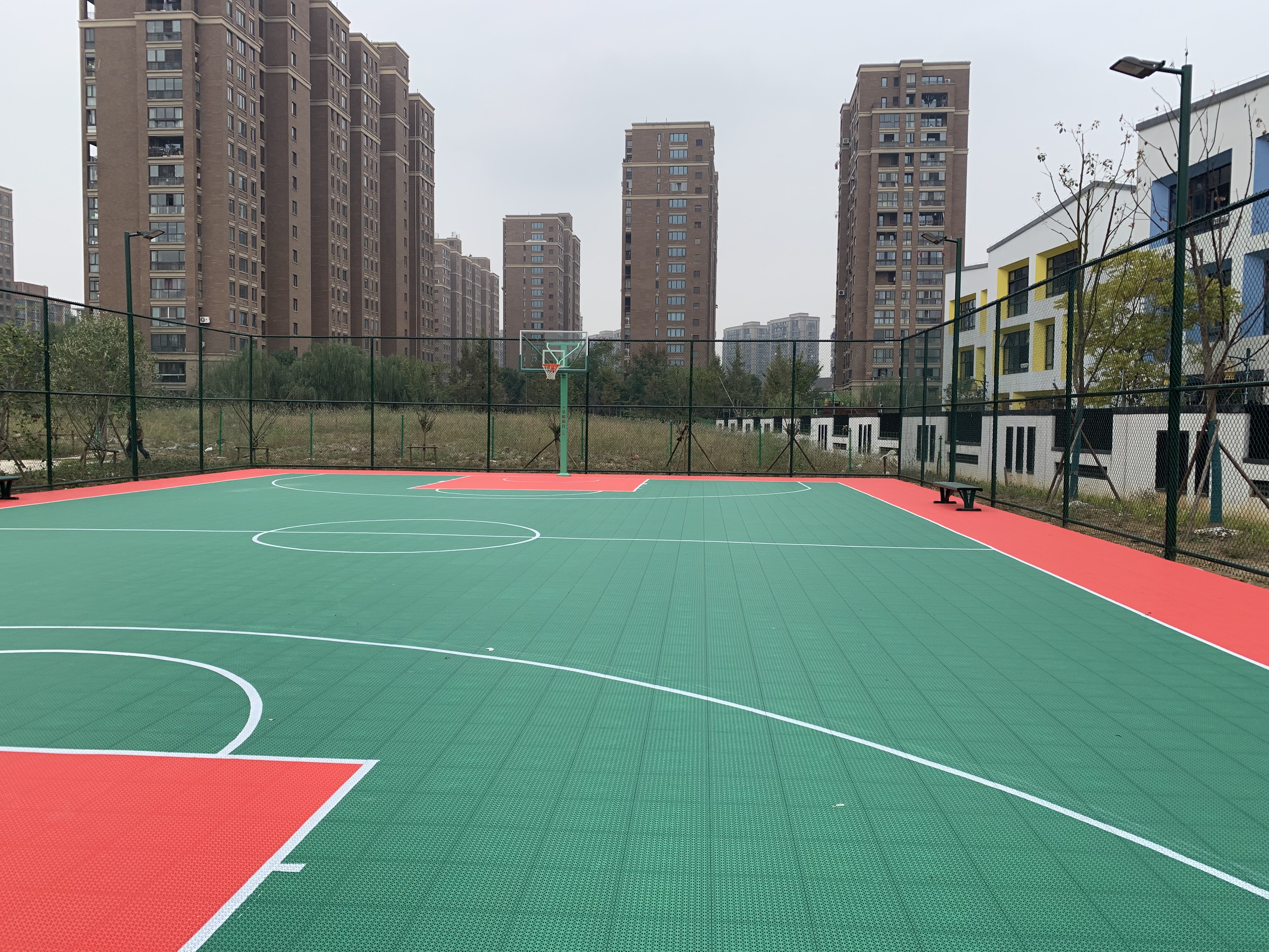 閑林街道體育運動籃球場健身改造項目